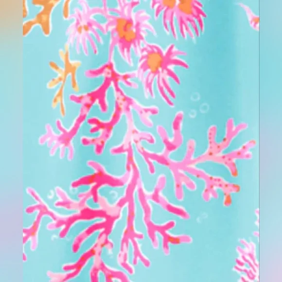 NWT Lilly Pulitzer Bray Dress UPF 50+ Royal Coral Print 🌸 Size Medium - Picture 3 of 6